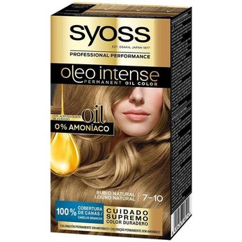 Beauty Damen Haarfärbung Syoss Oleo Intense Ammoniakfreie Haarfarbe 7.10-naturblond 5 Stk 