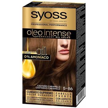 Beauty Damen Haarfärbung Syoss Oleo Intense Ammoniakfreie Haarfarbe 5.86-karamellbraun 5 Stk 
