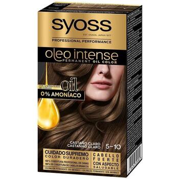 Beauty Damen Haarfärbung Syoss Oleo Intense Ammoniakfreie Haarfarbe 5.10-hellbraun 5 Stk 