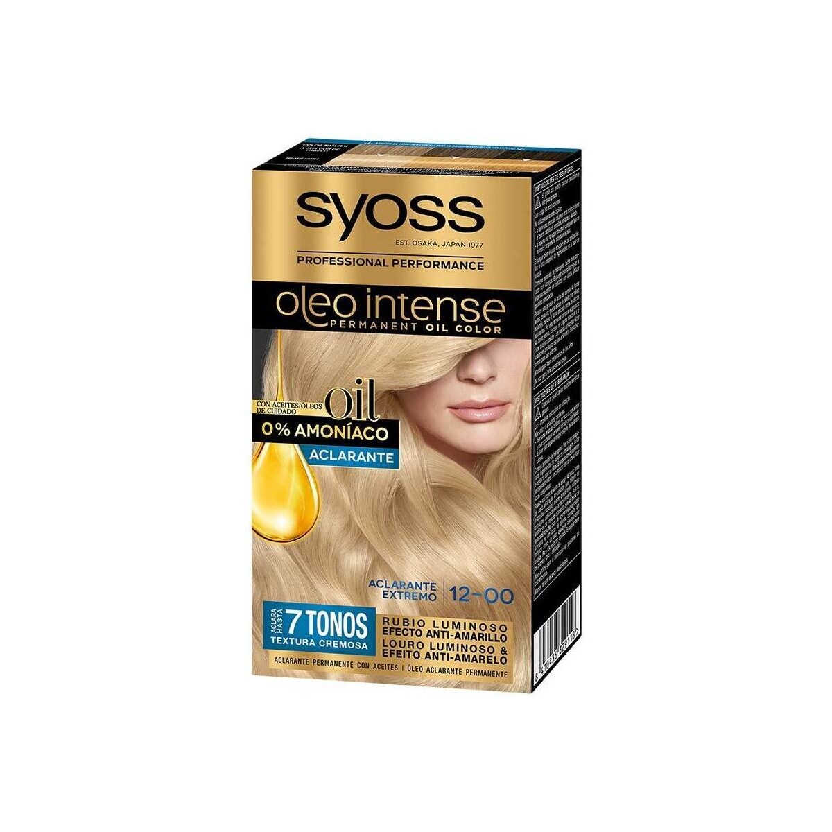 Beauty Damen Haarfärbung Syoss Oleo Intense Ammoniakfreier Farbstoff Nr. 12,0 – Extreme Aufhel 