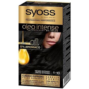 Beauty Damen Haarfärbung Syoss Oleo Intense Ammoniakfreie Haarfarbe 1.10-intensivschwarz 5 St 