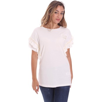 Kleidung Damen T-Shirts Fracomina FS21ST3012J400N5 Weiß