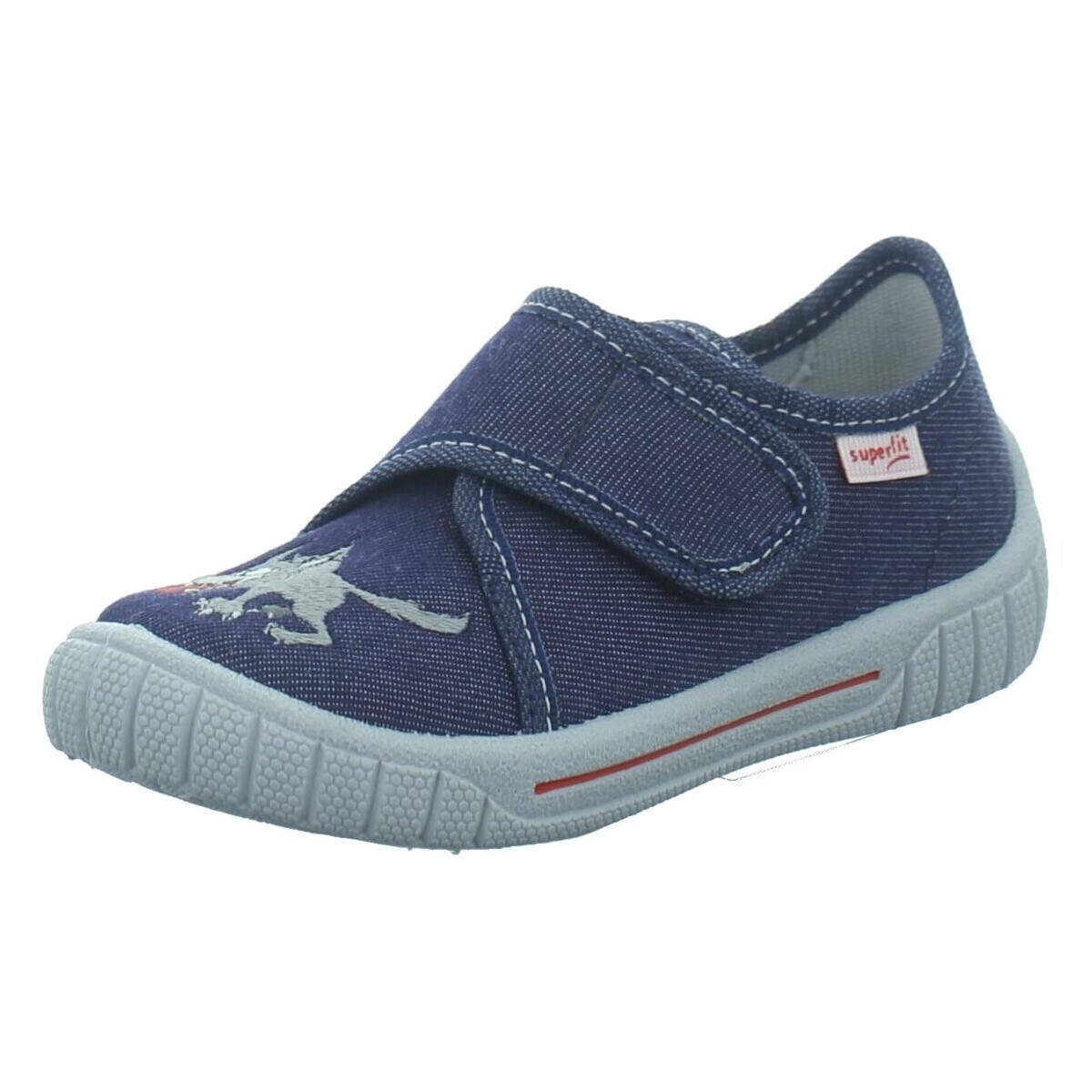 Schuhe Jungen Hausschuhe Superfit 1-800278-8020 Blau