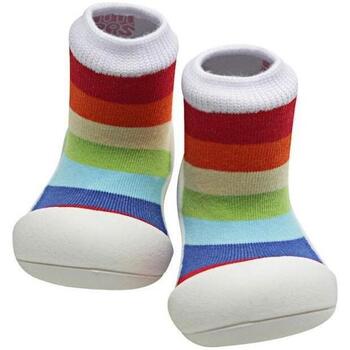 Schuhe Kinder Babyschuhe Attipas Rainbow - White Multicolor