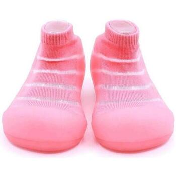 Schuhe Kinder Babyschuhe Attipas SeeThrough - Pink Rosa