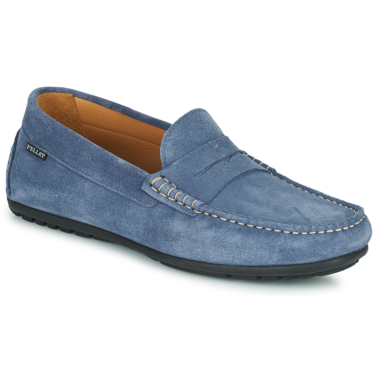 Schuhe Herren Slipper Pellet Cador Blau