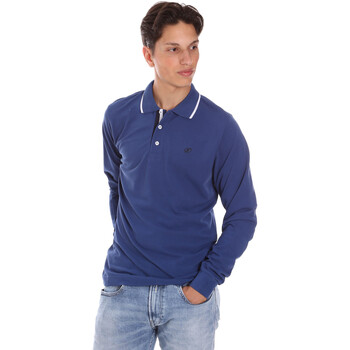 Kleidung Herren T-Shirts & Poloshirts Key Up 2L711 0001 Blau