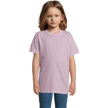 Kleidung Kinder T-Shirts Sols REGENT FIT CAMISETA MANGA CORTA Rosa
