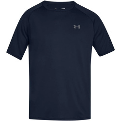 Kleidung Herren T-Shirts Under Armour UA005 Academy Blau/Graphit