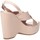 Schuhe Damen Sandalen / Sandaletten Bage Made In Italy 566 Sandalen Frau GESICHTSPUDER Rosa