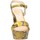 Schuhe Damen Sandalen / Sandaletten Bage Made In Italy 590010P Sandalen Frau GELB Gelb