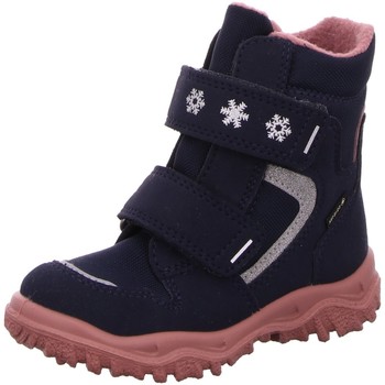 Schuhe Mädchen Babyschuhe Superfit Klettstiefel Husky1 1-000045-8010 Blau