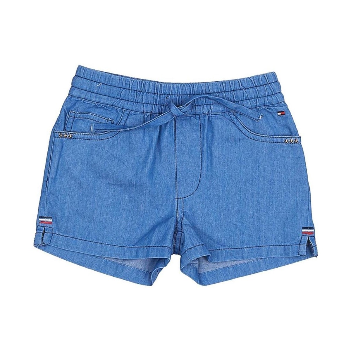 Kleidung Mädchen Shorts / Bermudas Tommy Hilfiger  Blau