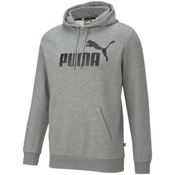 Kleidung Herren Sweatshirts Puma Essential Big Logo Hoody Grau