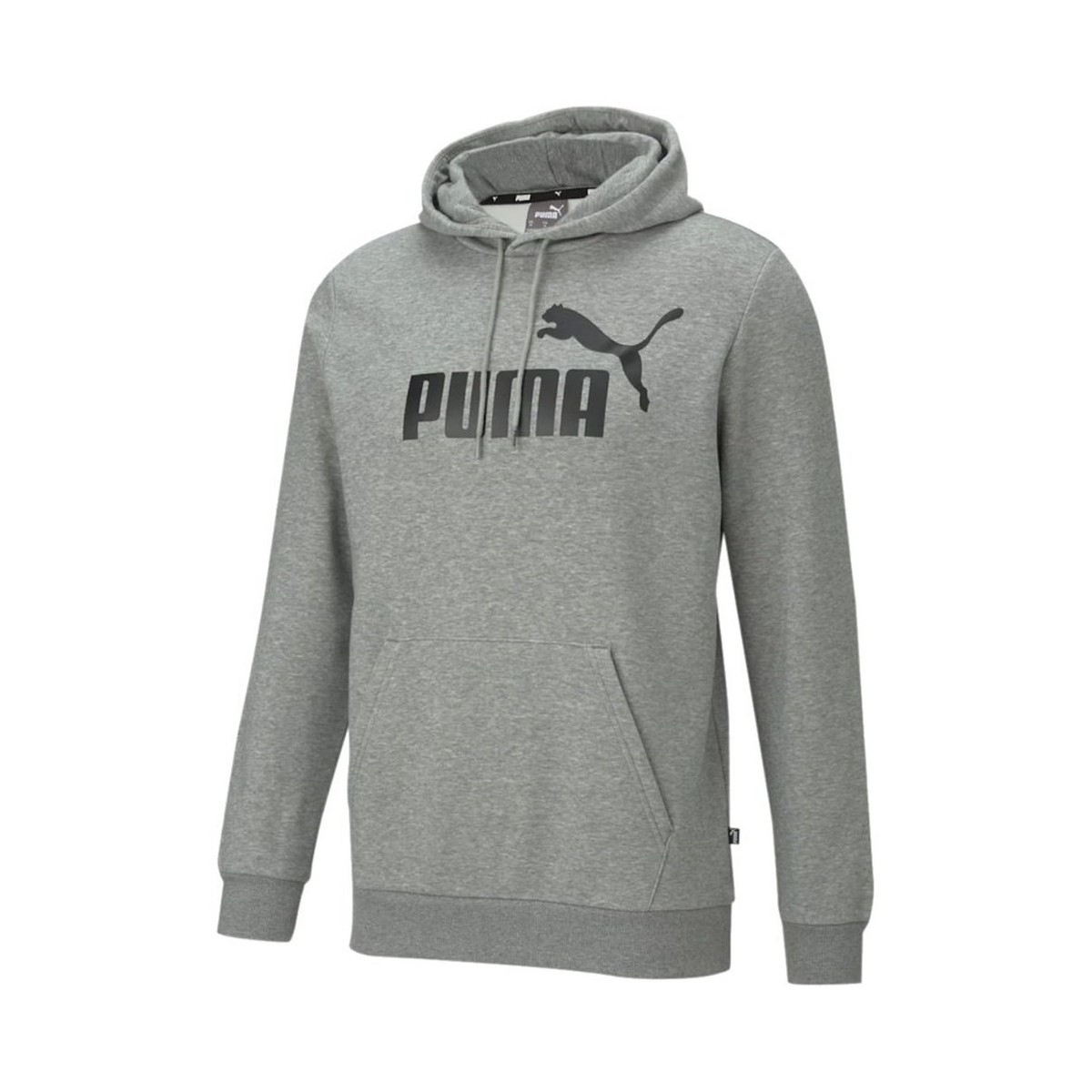 Kleidung Herren Sweatshirts Puma Essential Big Logo Hoody Grau