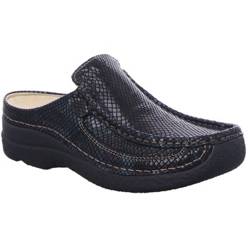 Schuhe Damen Pantoletten / Clogs Wolky Pantoletten Roll Slide 0620292-880-820 blau