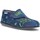 Schuhe Jungen Hausschuhe Vulladi Hausschuhe  BOY ROC 3244 Blau