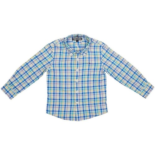 Kleidung Jungen Langärmelige Hemden Tommy Hilfiger  Multicolor