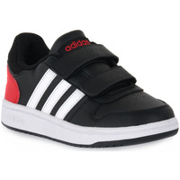 Schuhe Jungen Sneaker adidas Originals HOOPS CMF C Schwarz