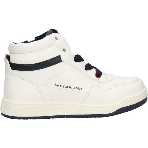 Schuhe Kinder Sneaker Tommy Hilfiger T1B4-32050-336 Weiss