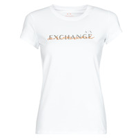 Kleidung Damen T-Shirts Armani Exchange 3LYTKD Weiss