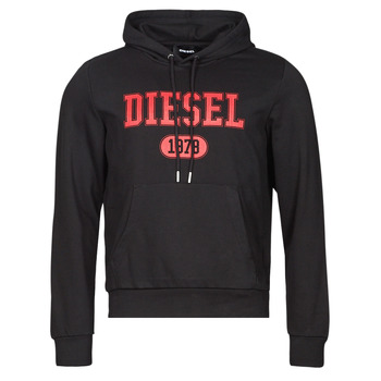 Kleidung Herren Sweatshirts Diesel S-GINN-HOOD-K25 Schwarz