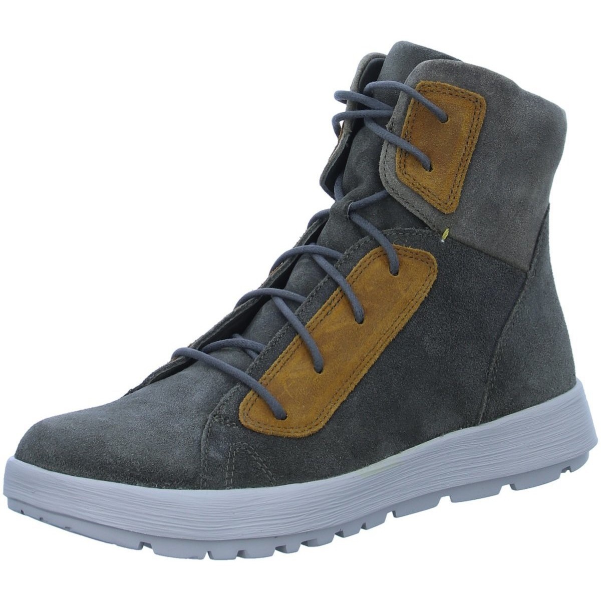 Schuhe Damen Stiefel Think Stiefeletten Comoda taiga-kombi 3-000429-2000 2000 Grau