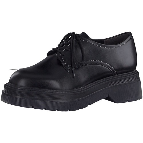 Schuhe Damen Derby-Schuhe & Richelieu Tamaris Schnuerschuhe black () 1-23730-27-001 Schwarz