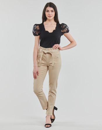 Kleidung Damen 5-Pocket-Hosen Morgan PDIVA Naturfarben