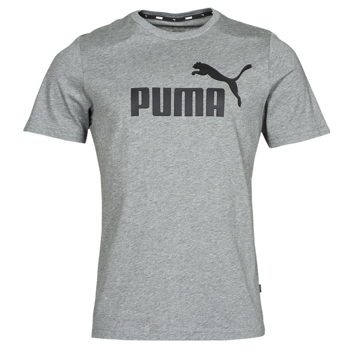 Kleidung Herren T-Shirts Puma ESS LOGO TEE Grau