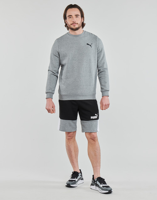 Puma ESS+ BLOCK SHORTS Schwarz / Grau / Weiss