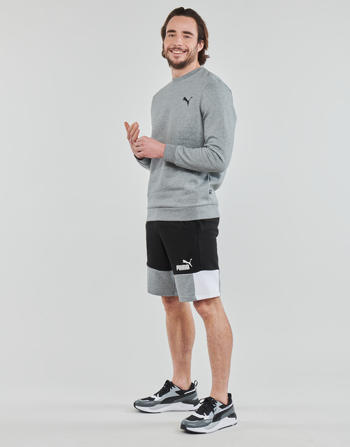 Puma ESS+ BLOCK SHORTS Schwarz / Grau / Weiss