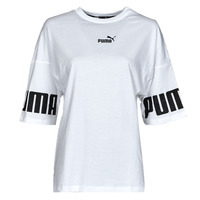 Kleidung Damen T-Shirts Puma PUMA POWER COLORBLOCK TEE Weiss