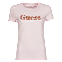 Kleidung Damen T-Shirts Guess SS CN ASTRELLE TEE Rosa