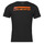 Kleidung Herren T-Shirts Guess SS BSC INTL LOGO TEE Schwarz / Orange