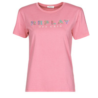 Kleidung Damen T-Shirts Replay W3318C Rosa