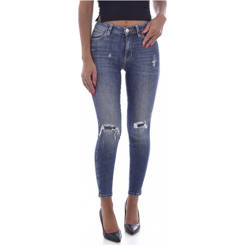 Kleidung Damen Slim Fit Jeans Guess W1BAJ3 D4H12 Blau