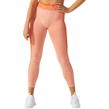 Kleidung Damen Leggings Asics W Cropped Logo Seamless Tight Orange