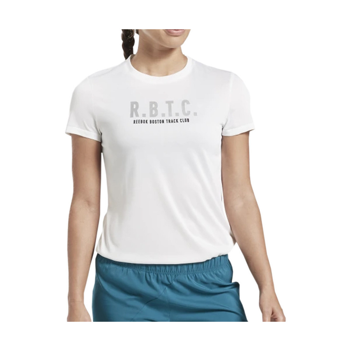 Kleidung Damen T-Shirts & Poloshirts Reebok Sport FL0061 Weiss
