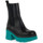 Schuhe Damen Ankle Boots Priv Lab MARINO BEATLES Blau