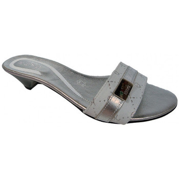 Schuhe Damen Pantoffel Keys T.10 pantoletten hausschuhe Silbern
