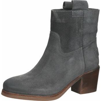 Schuhe Damen Boots Shabbies Amsterdam Stiefelette Grau