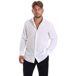 Kleidung Herren Langärmelige Hemden Les Copains 20P500 P3196SL Weiß