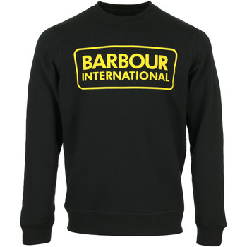 Kleidung Herren Sweatshirts Barbour Large Logo Sweat Schwarz