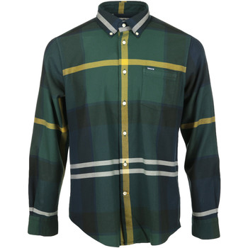 Kleidung Herren Langärmelige Hemden Barbour Dunoon Tailored Shirt Grün