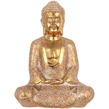 Home Statuetten und Figuren Signes Grimalt Goldener Buddha Silbern