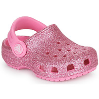 Schuhe Kinder Pantoletten / Clogs Crocs CLASSIC GLITTER CLOG T Rosa