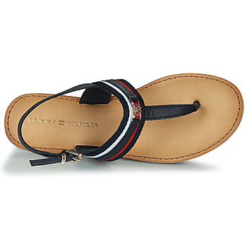 Tommy Hilfiger CORPORATE WEBBING FLAT SANDAL Navy / Rot / Weiss