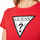Kleidung Damen T-Shirts Guess Classic logo triangle Rot