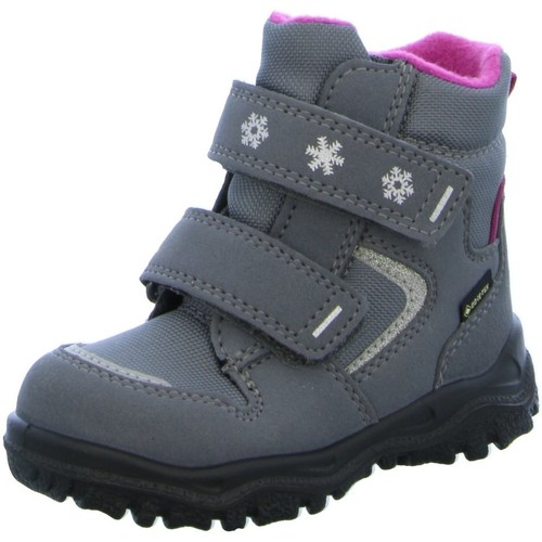 Schuhe Mädchen Babyschuhe Superfit Klettstiefel HUSKY1 - GORE-TEX® Insulated C 1-000045-2010 Grau